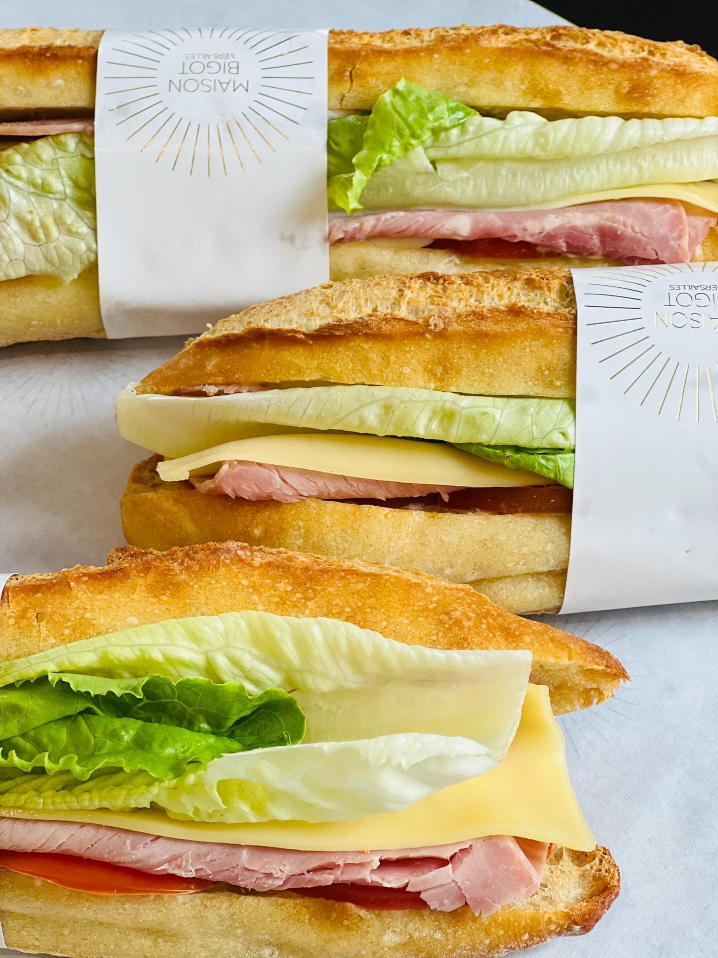 Sandwich crudités au choix