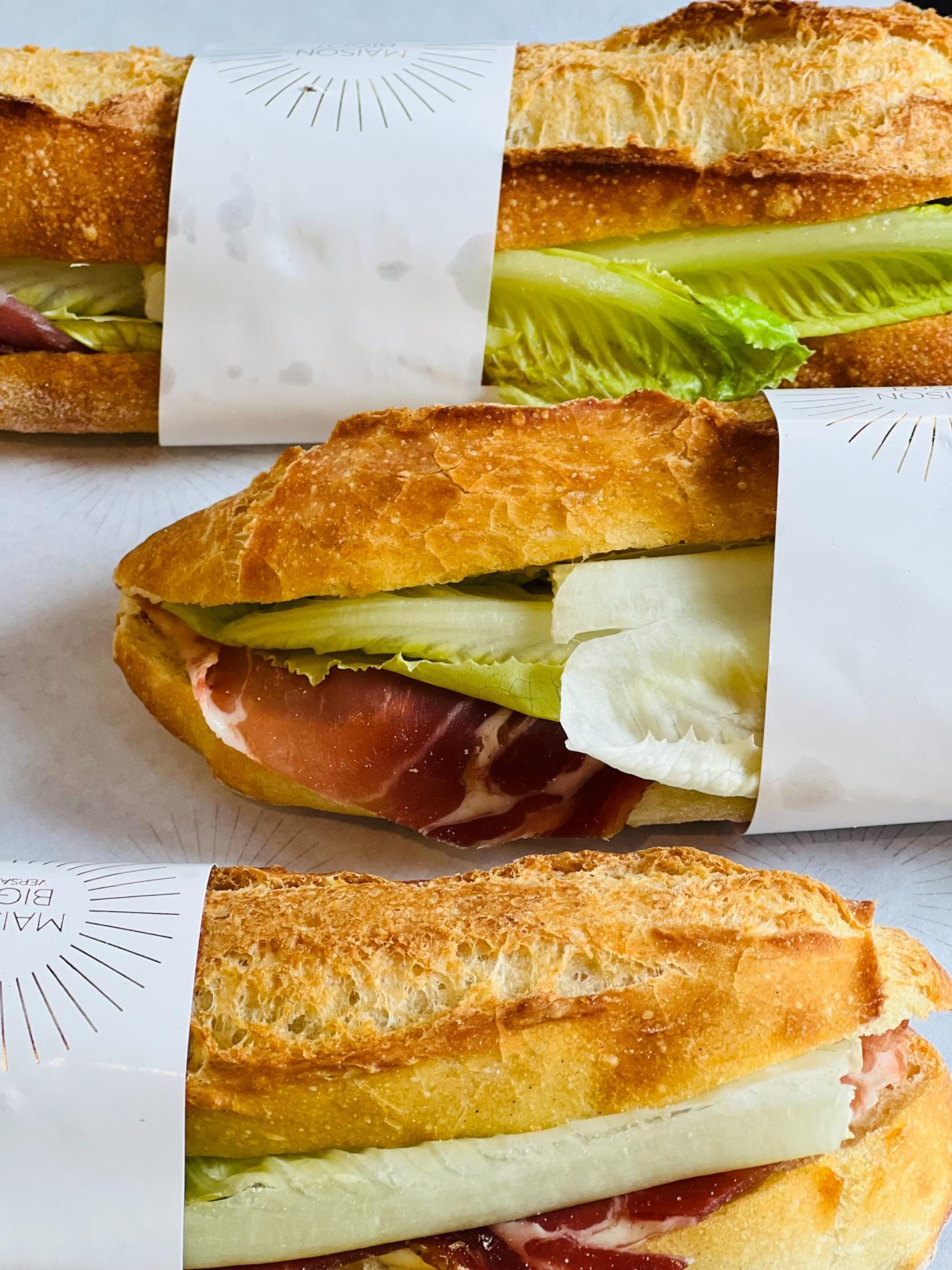 Sandwich crudités au choix