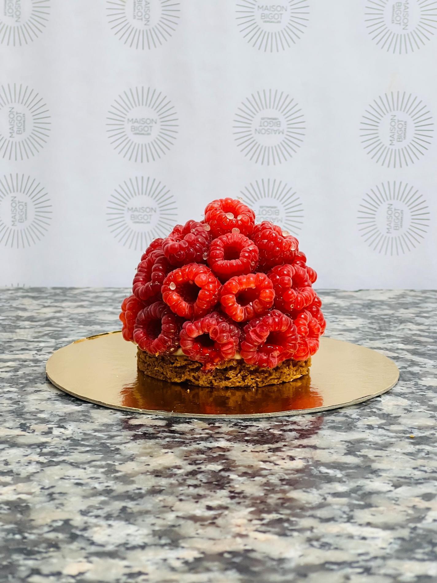 Tartelette aux framboises