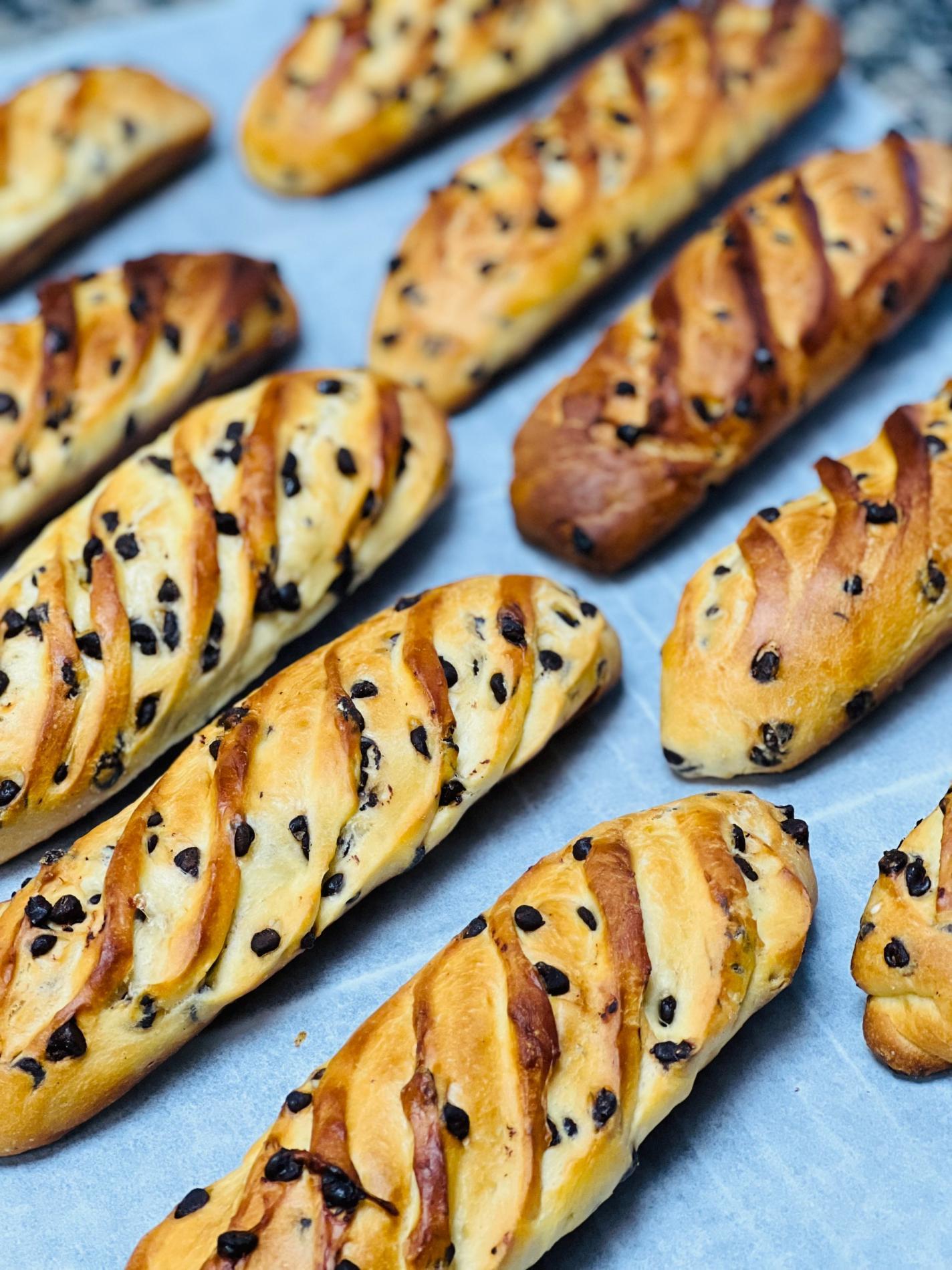 Viennoise aux pépites de chocolat