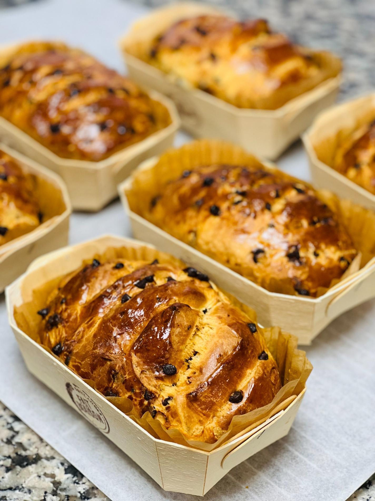 Brioche aux pépites de chocolat